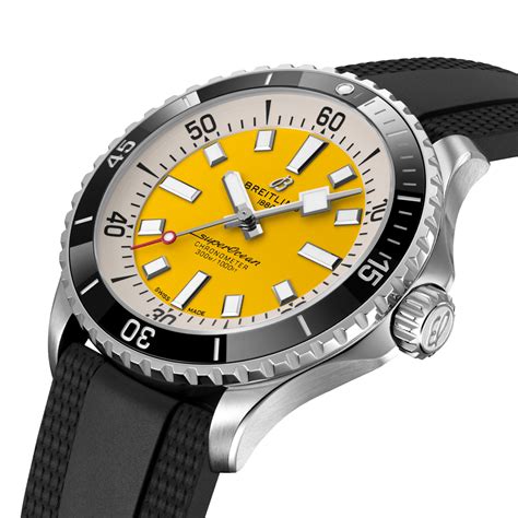 breitling superocean professional yellow|breitling superocean automatic 42 price.